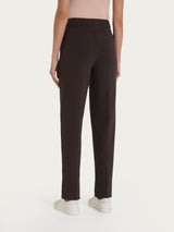Pantalone a carota con tasche in Compact Light Marroni Donna - Ragno