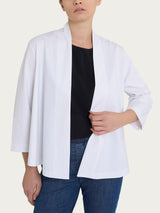 Cardigan aperto in Compact Light Bianchi Donna - Ragno