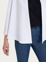 Cardigan aperto in Compact Light Bianchi Donna - Ragno