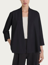 Cardigan aperto in Compact Light Neri Donna - Ragno