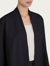 Cardigan aperto in Compact Light Neri Donna - Ragno