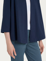 Cardigan aperto in Compact Light Blu Donna - Ragno