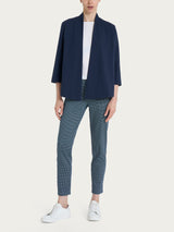 Cardigan aperto in Compact Light Blu Donna - Ragno