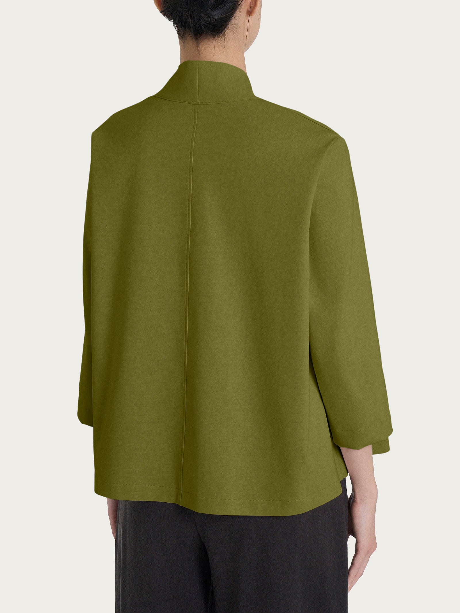 Cardigan aperto in Compact Light Verdi Donna - Ragno