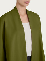 Cardigan aperto in Compact Light Verdi Donna - Ragno