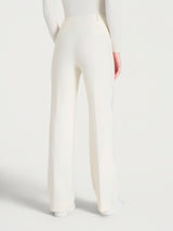 Pantalone ampio in Compact Bianchi Donna - Ragno