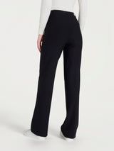 Pantalone ampio in Compact Neri Donna - Ragno