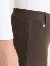 Pantalone ampio in Compact Marroni Donna - Ragno