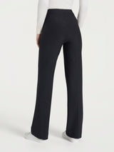 Pantalón ancho de Compact Negro para mujer - Ragno