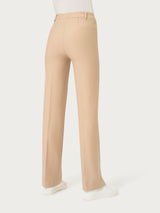 Pantalone ampio in Compact Marroni Donna - Ragno
