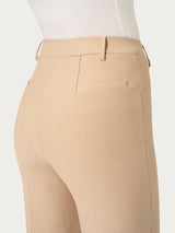 Pantalone ampio in Compact Marroni Donna - Ragno