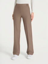 Pantalone ampio in Compact Marroni Donna - Ragno