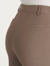 Pantalone ampio in Compact Marroni Donna - Ragno