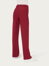 Pantalone ampio in Compact Rossi Donna - Ragno