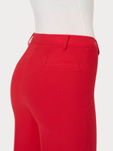Pantalone ampio in Compact Rossi Donna - Ragno