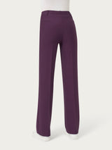 Pantalone ampio in Compact Viola Donna - Ragno