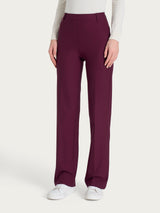 Pantalone ampio in Compact Viola Donna - Ragno