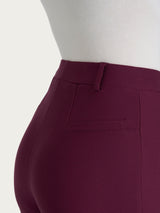 Pantalone ampio in Compact Viola Donna - Ragno
