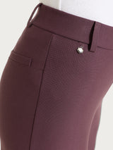 Pantalone ampio in Compact Viola Donna - Ragno