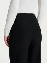 Pantalone a carota in Compact Neri Donna - Ragno