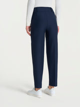 Pantalone a carota in Compact Blu Donna - Ragno