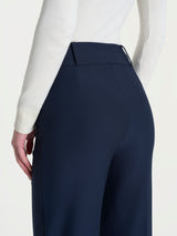 Pantalone a carota in Compact Blu Donna - Ragno