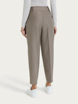 Pantalone a carota in Compact  Grigi Donna - Ragno