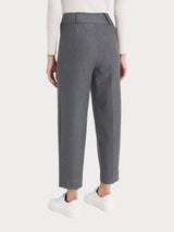 Pantalone a carota in Compact Neri Donna - Ragno