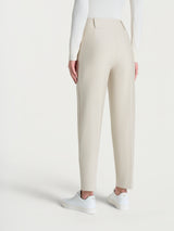 Pantalone a carota in Compact Bianchi Donna - Ragno