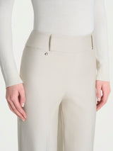 Pantalón carrot en tejido Compact de Bianchi Donna - Ragno