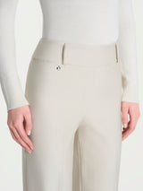 Pantalone a carota in Compact Bianchi Donna - Ragno