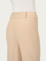 Pantalone a carota in Compact Marroni Donna - Ragno