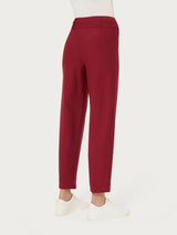 Pantalone a carota in Compact Rossi Donna - Ragno