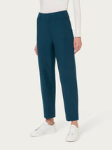 Pantalone a carota in Compact Blu Donna - Ragno