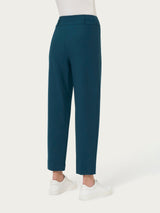 Pantalone a carota in Compact Blu Donna - Ragno