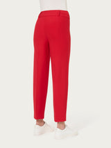 Pantalone a carota in Compact Rossi Donna - Ragno