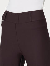 Pantalone a carota in Compact Marroni Donna - Ragno