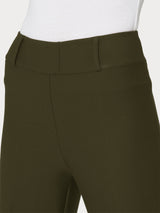 Pantalone a carota in Compact Verdi Donna - Ragno