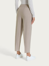 Pantalone a carota in Compact Grigi Donna - Ragno