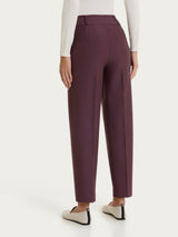 Karottenhose aus Compact, violett, für Damen – Ragno