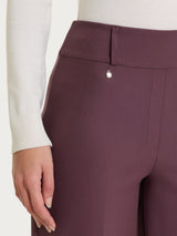 Karottenhose aus Compact, violett, für Damen – Ragno