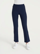 Pantalone flare alla caviglia in Compact Blu Donna - Ragno