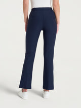 Pantalone flare alla caviglia in Compact Blu Donna - Ragno