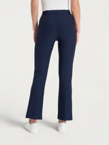 Pantalone flare alla caviglia in Compact Blu Donna - Ragno