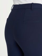 Pantalone flare alla caviglia in Compact Blu Donna - Ragno