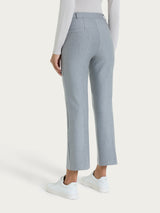 Pantalone flare alla caviglia in Compact Neri Donna - Ragno