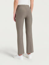 Pantalone flare alla caviglia in Compact Grigi Donna - Ragno