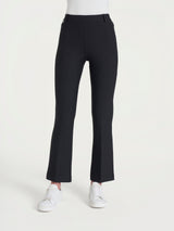 Pantalone flare alla caviglia in Compact Neri Donna - Ragno