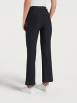 Pantalone flare alla caviglia in Compact Neri Donna - Ragno