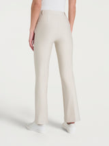 Pantalone flare alla caviglia in Compact Bianchi Donna - Ragno